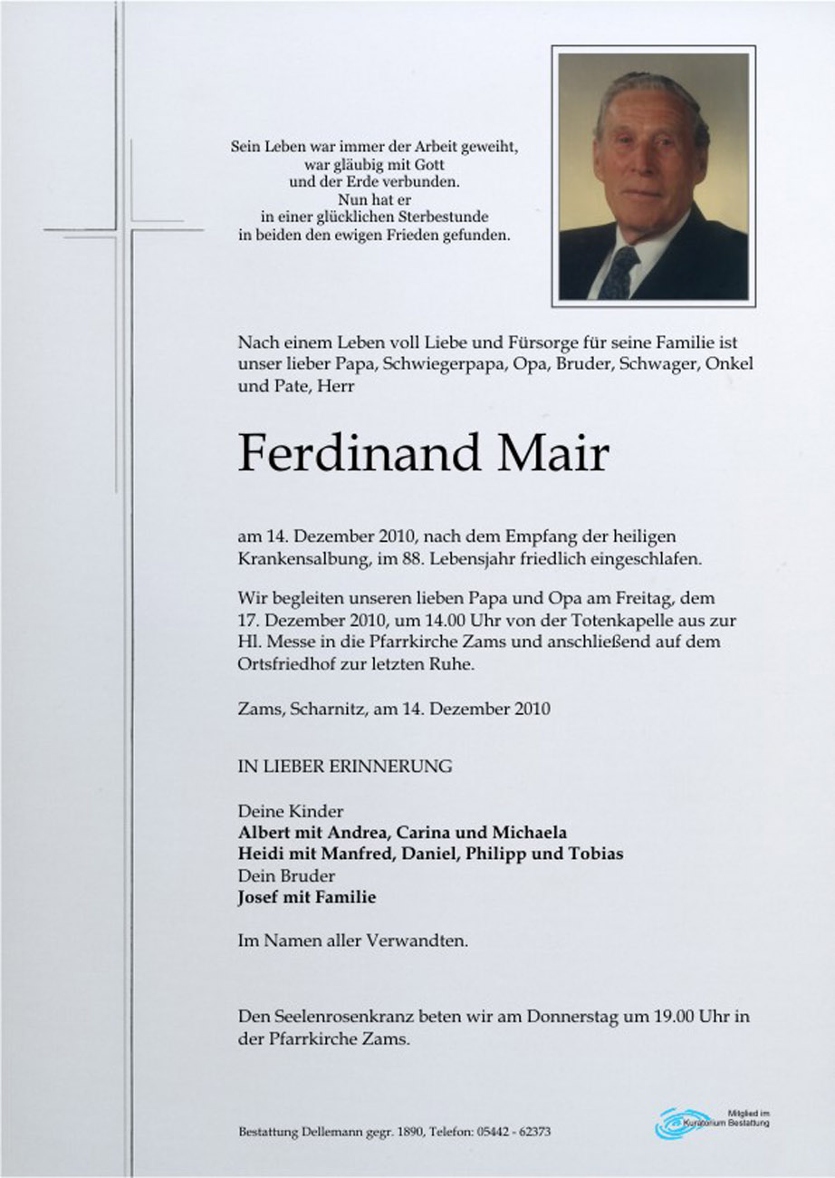   Ferdinand Mair