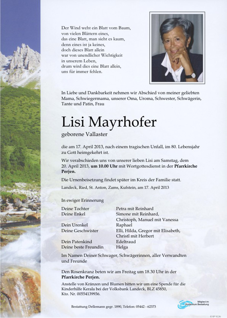  Lisi Mayrhofer