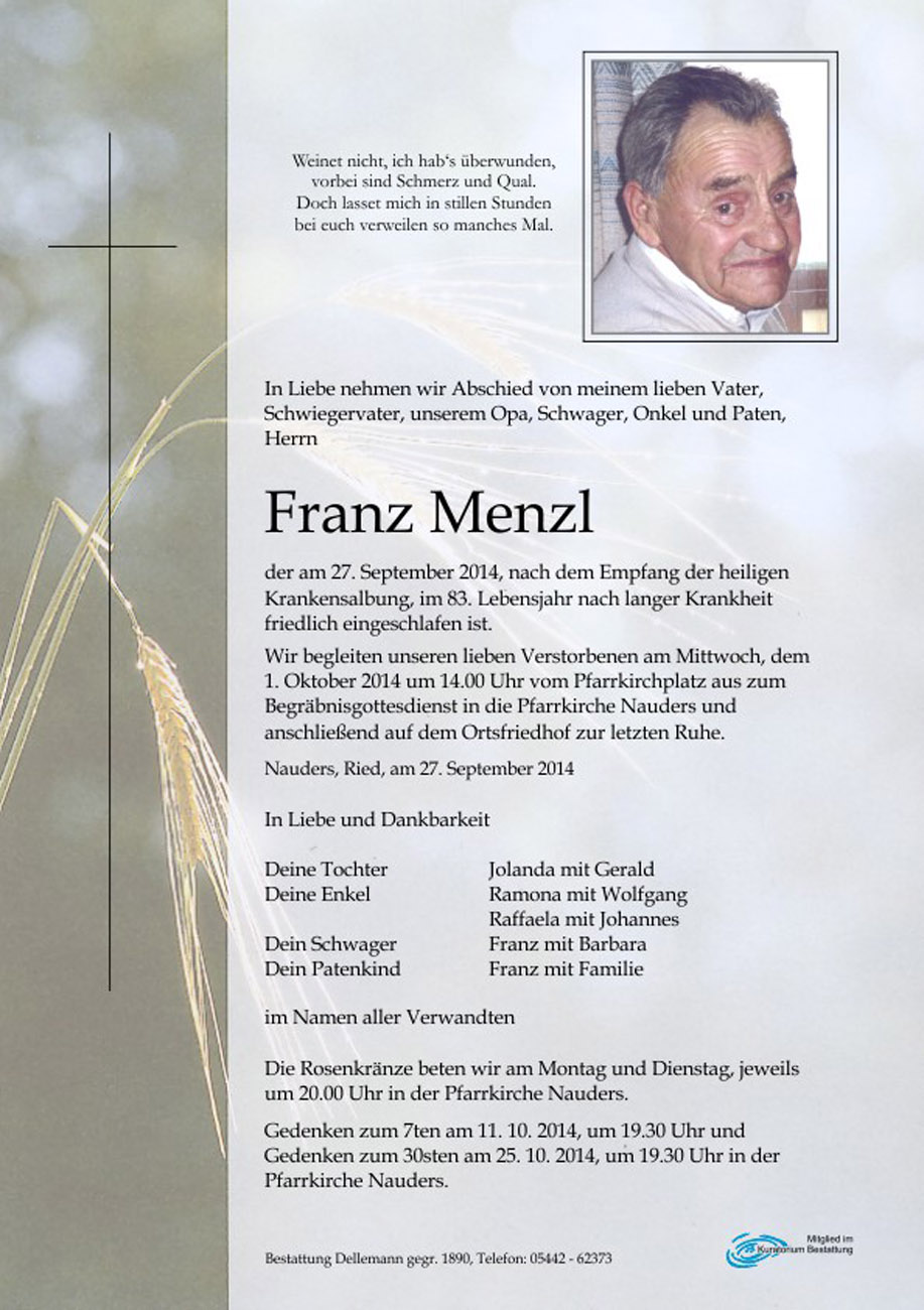 Franz Menzl 