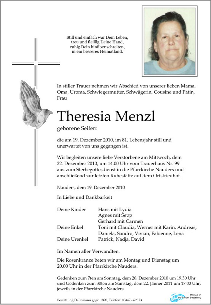   Theresia Menzl