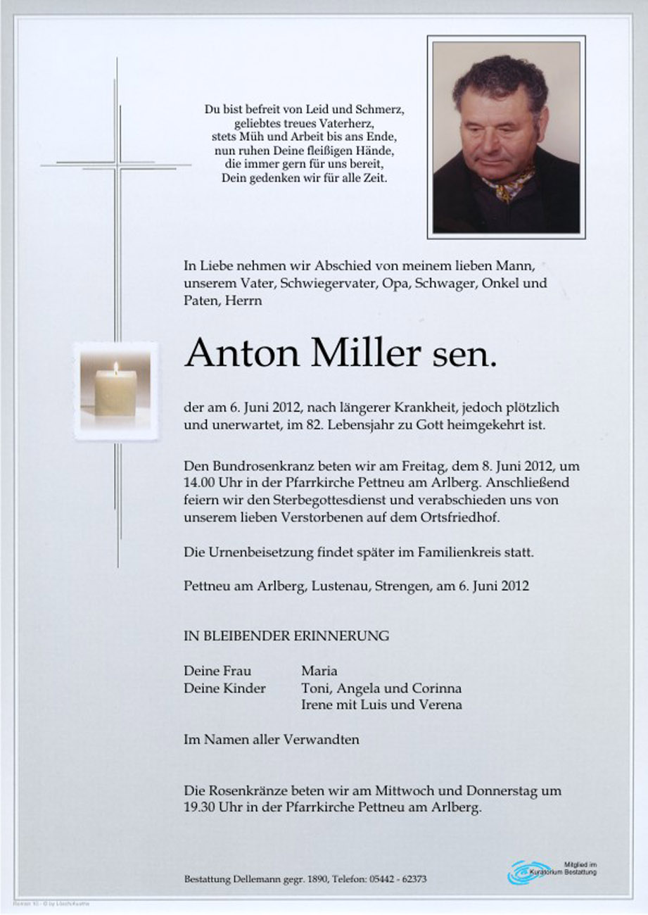   Anton Miller sen.