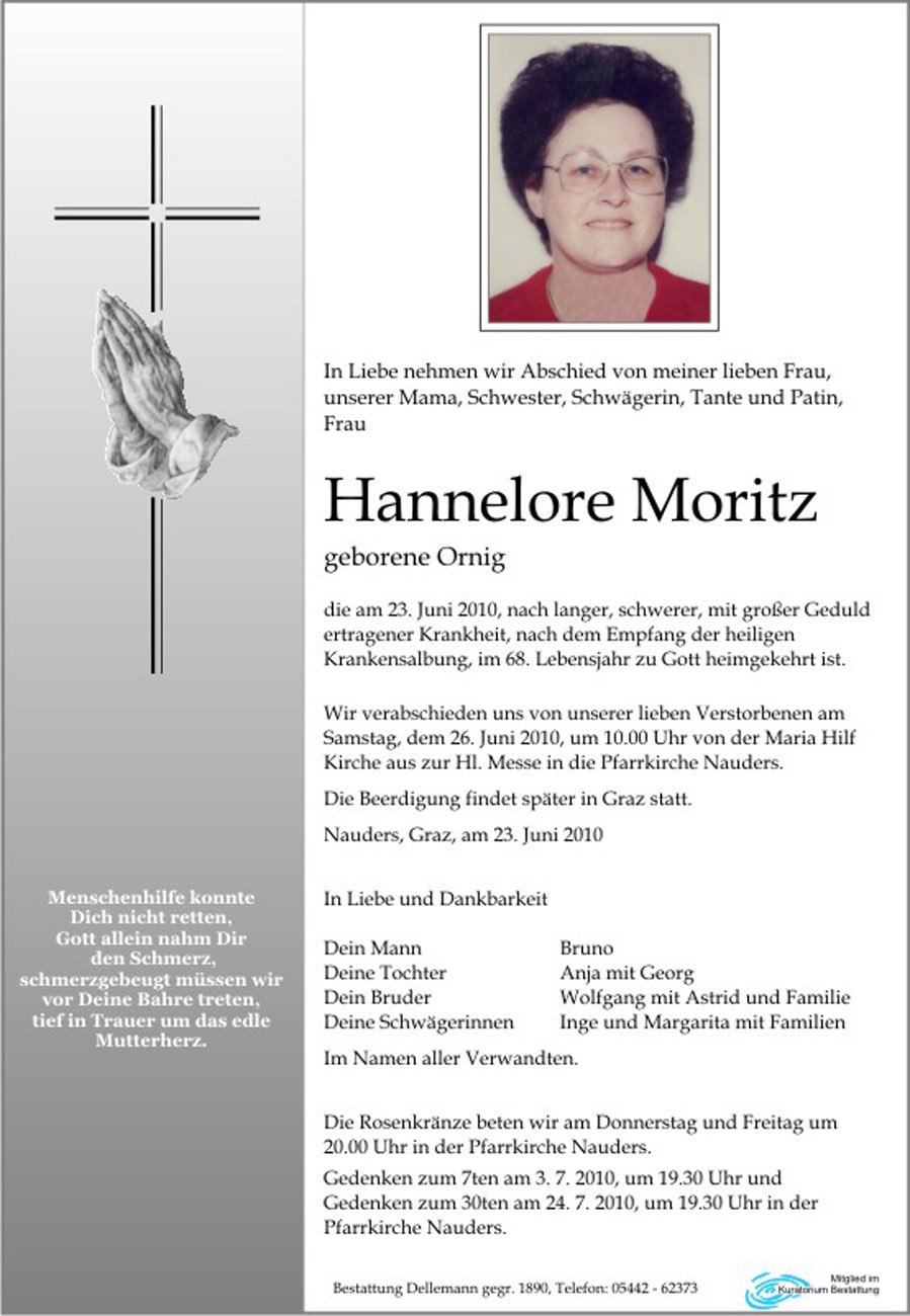   Hannelore Moritz