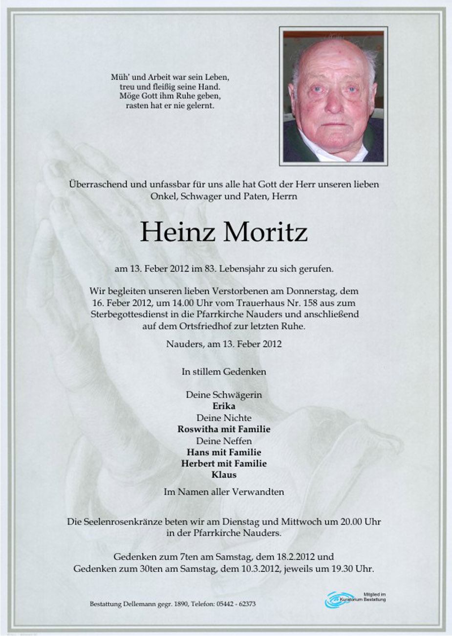   Heinz Moritz