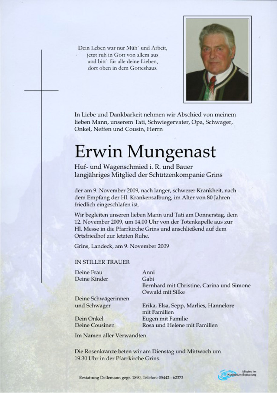   Erwin Mungenast