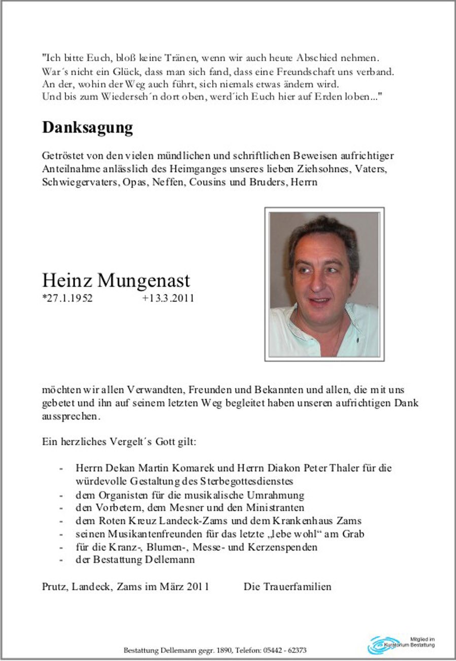   Heinz Mungenast
