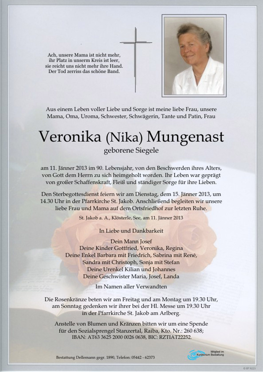 Veronika Mungenast Veronika (Nika) Mungenast