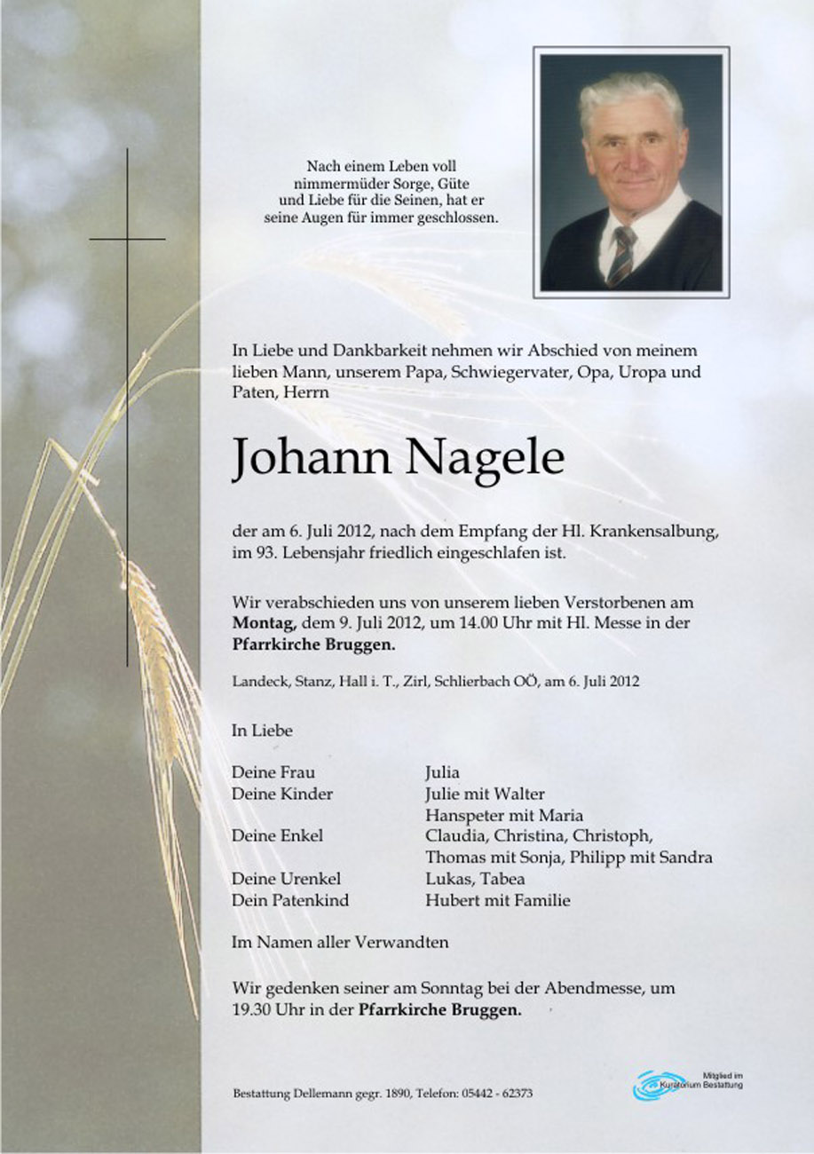  Johann Nagele