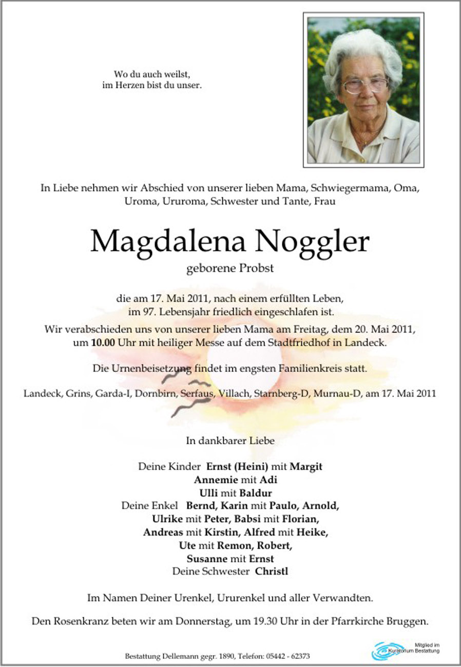  Magdalena Noggler
