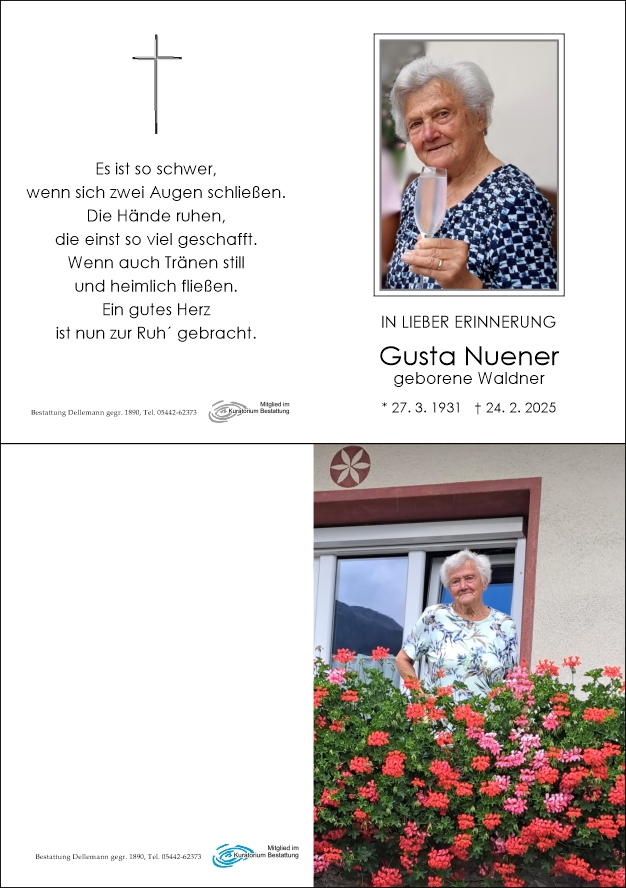 Augusta "Gusta" Nuener 