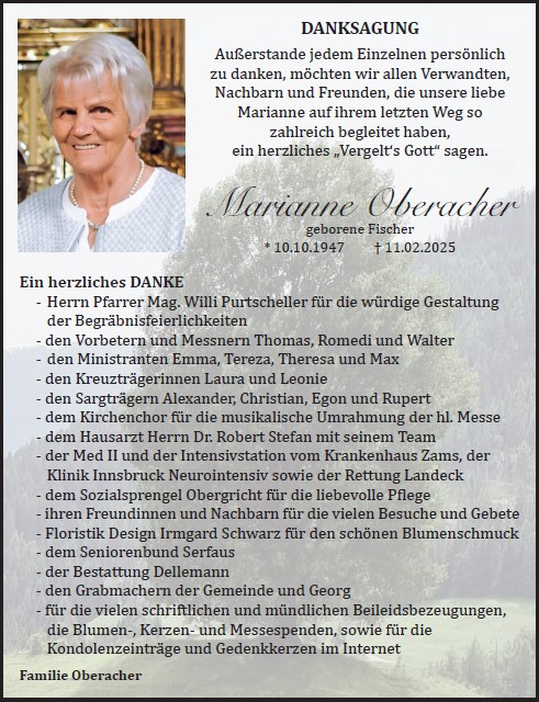 Marianne Oberacher 
