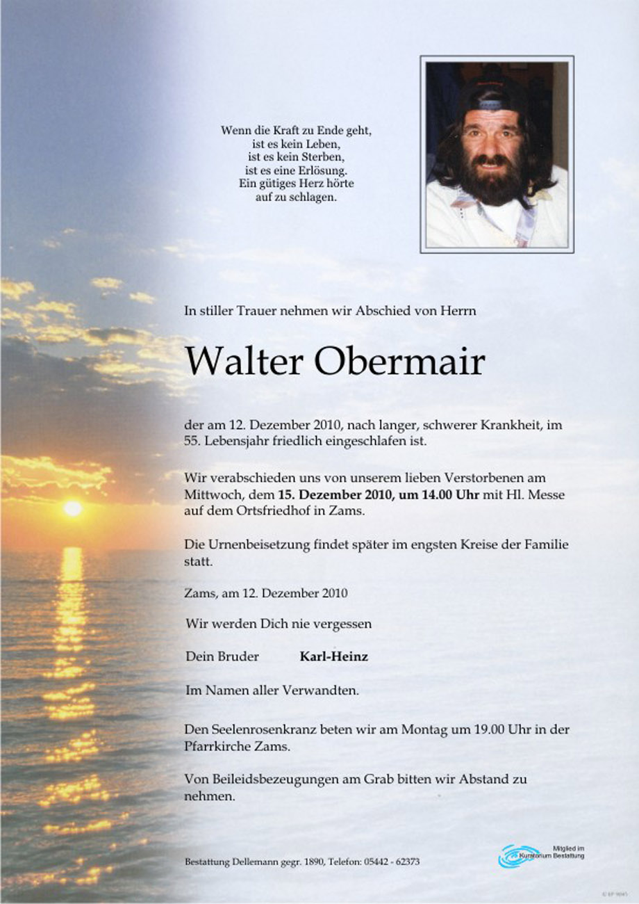   Walter Obermair