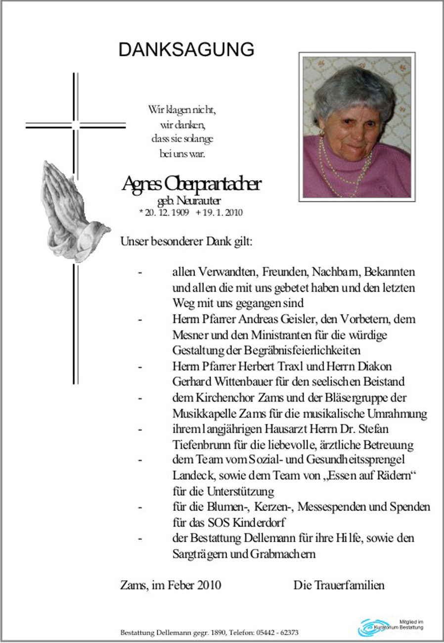   Agnes Oberprantacher