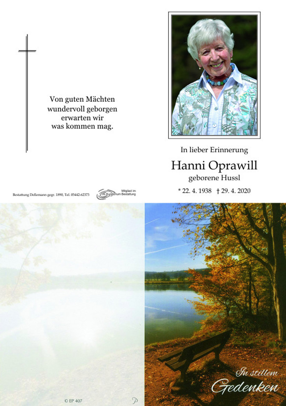 Hanni Oprawill 