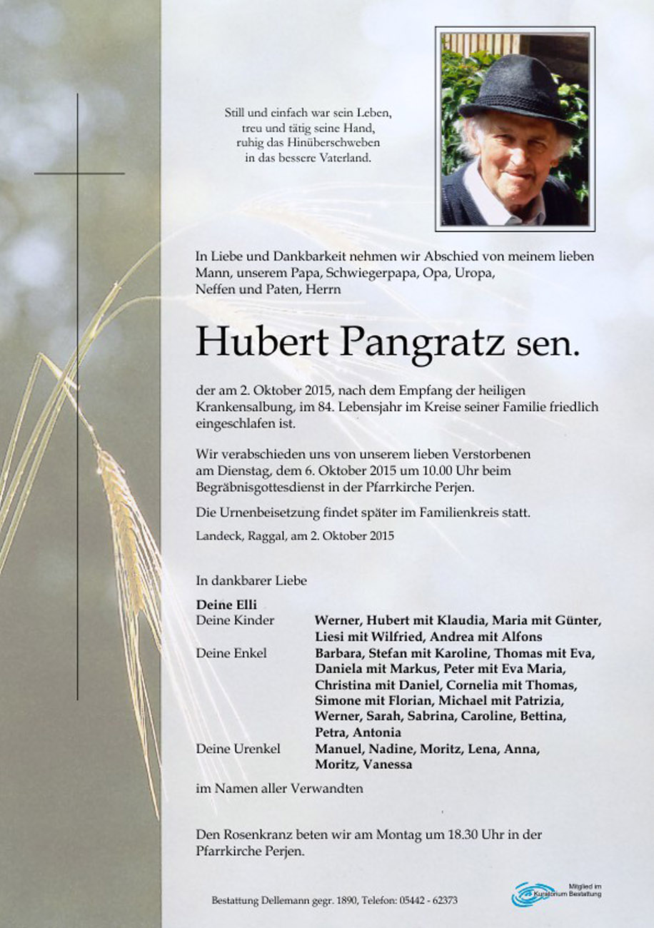 Hubert Pangratz sen. 