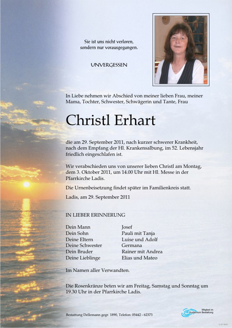   Christl Erhart