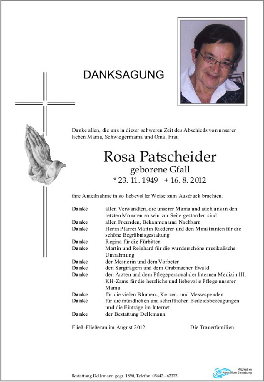   Rosa Patscheider