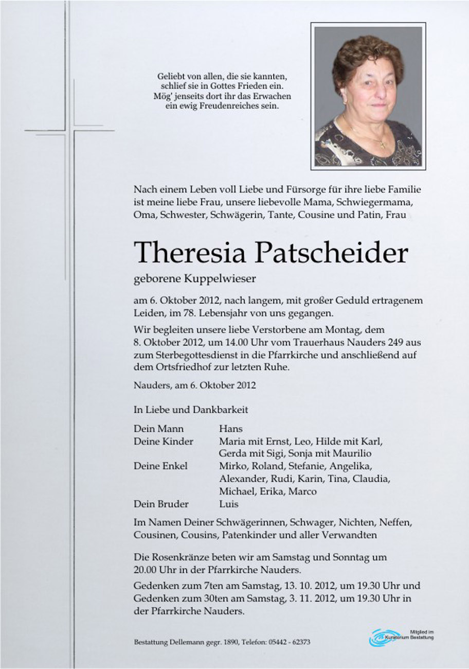   Theresia Patscheider