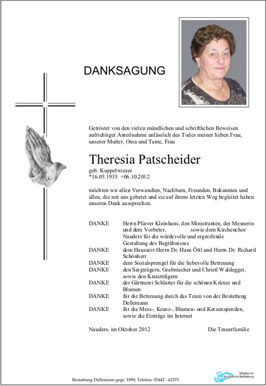   Theresia Patscheider