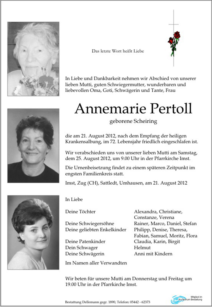   Annemarie Pertoll