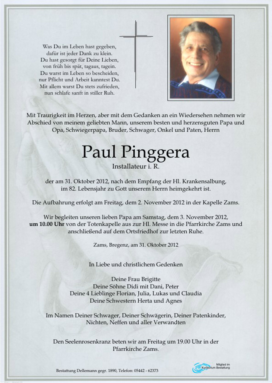   Paul Pinggera