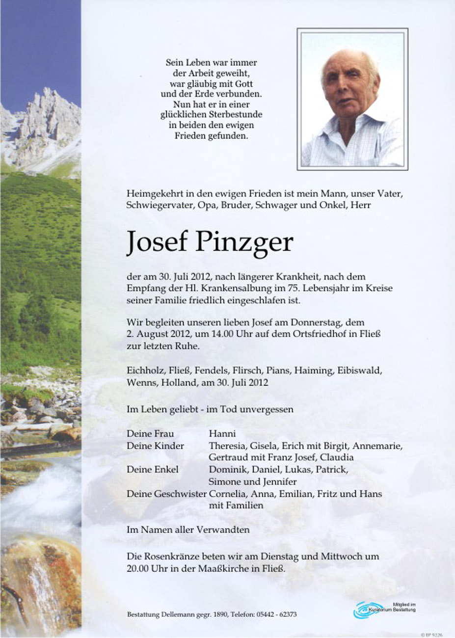   Josef Pinzger
