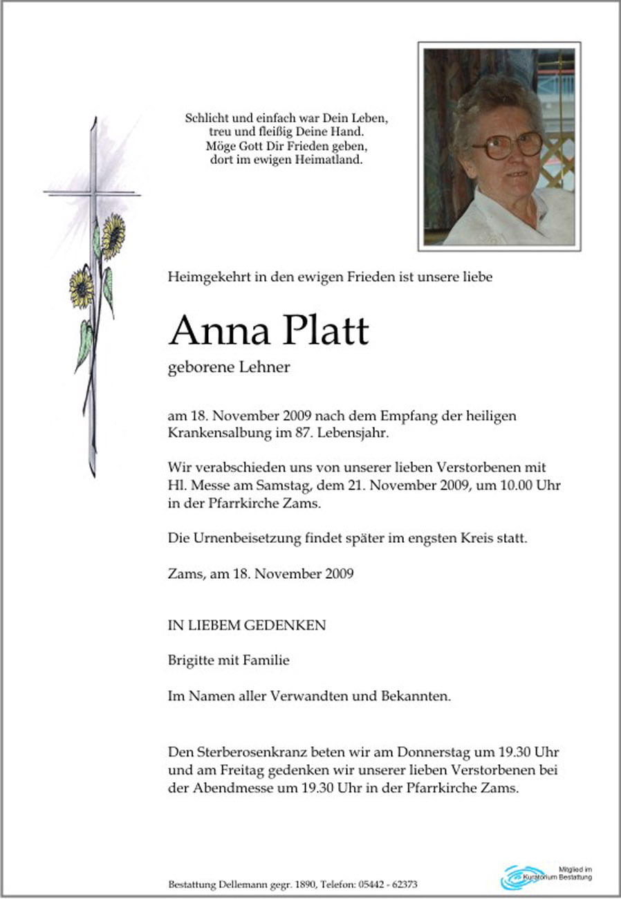   Anna Platt