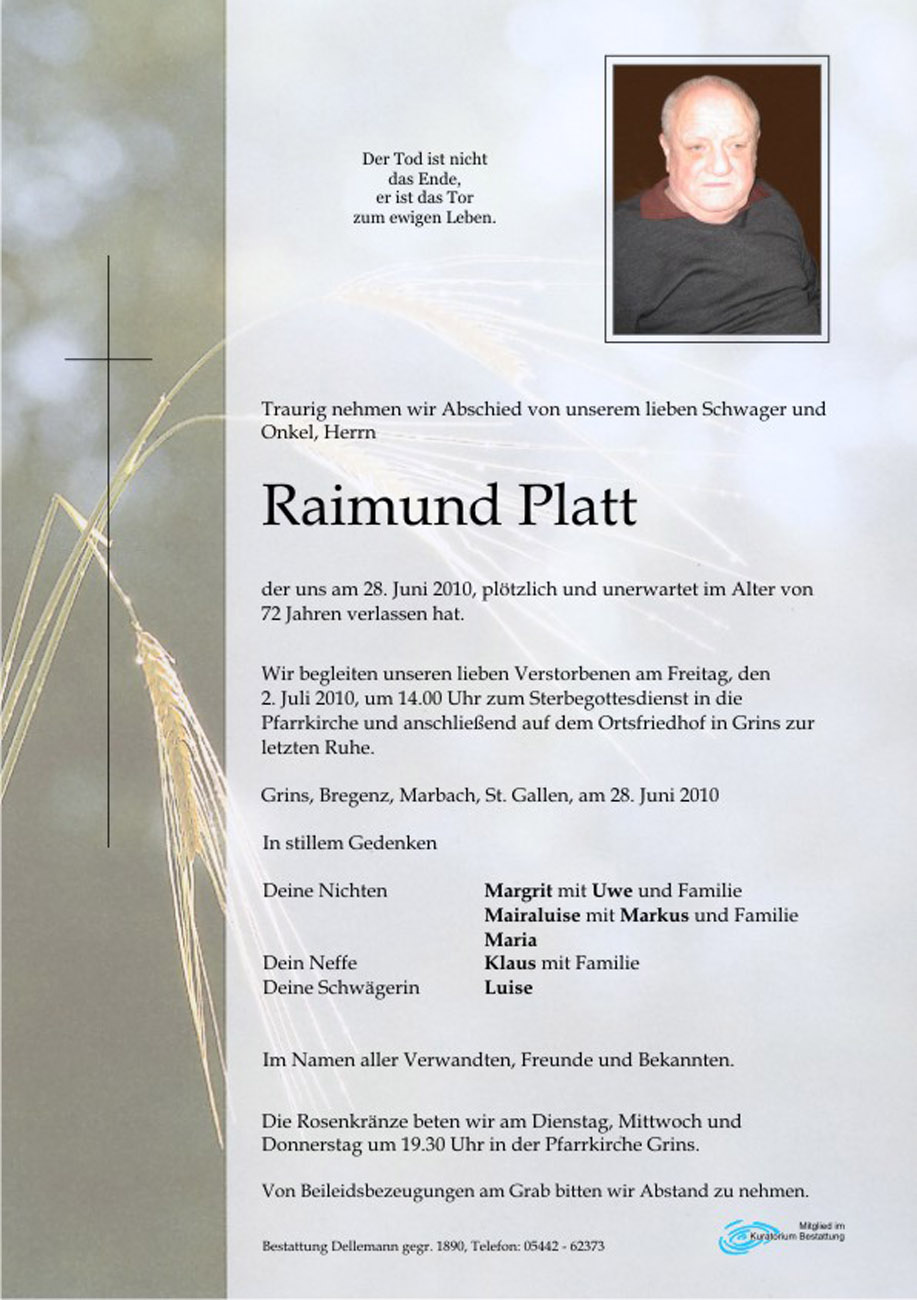   Raimund Platt