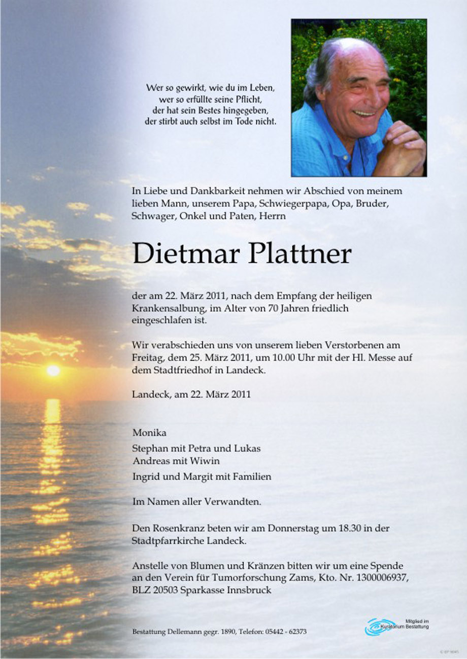   Dietmar Plattner