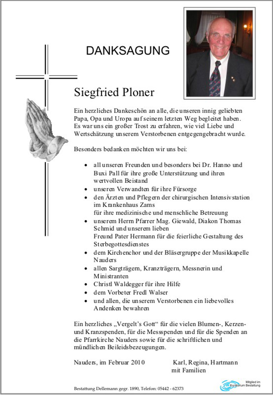   Siegfried Ploner