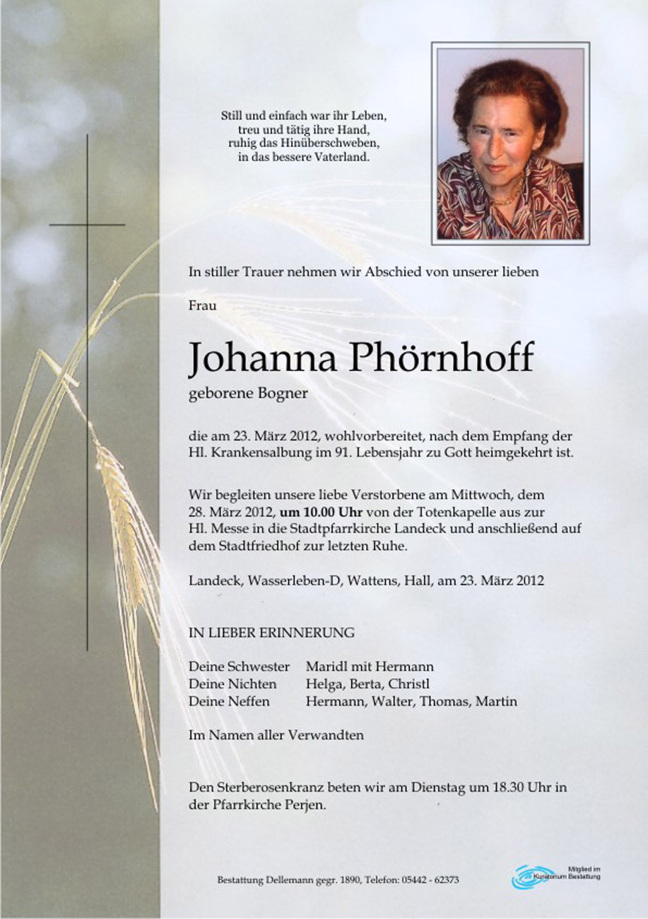   Johanna Phörnhoff