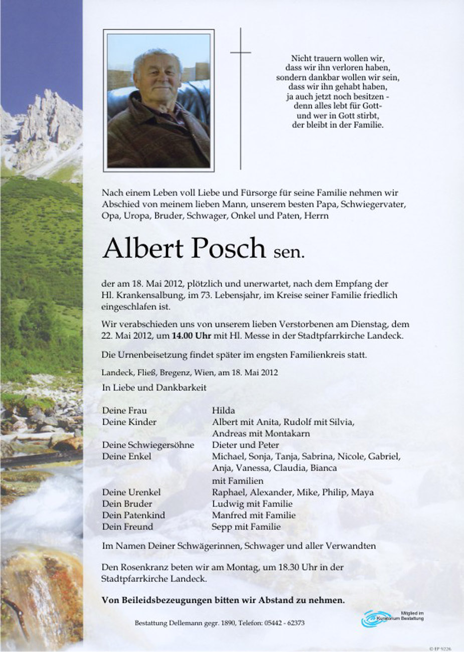   Albert Posch sen.