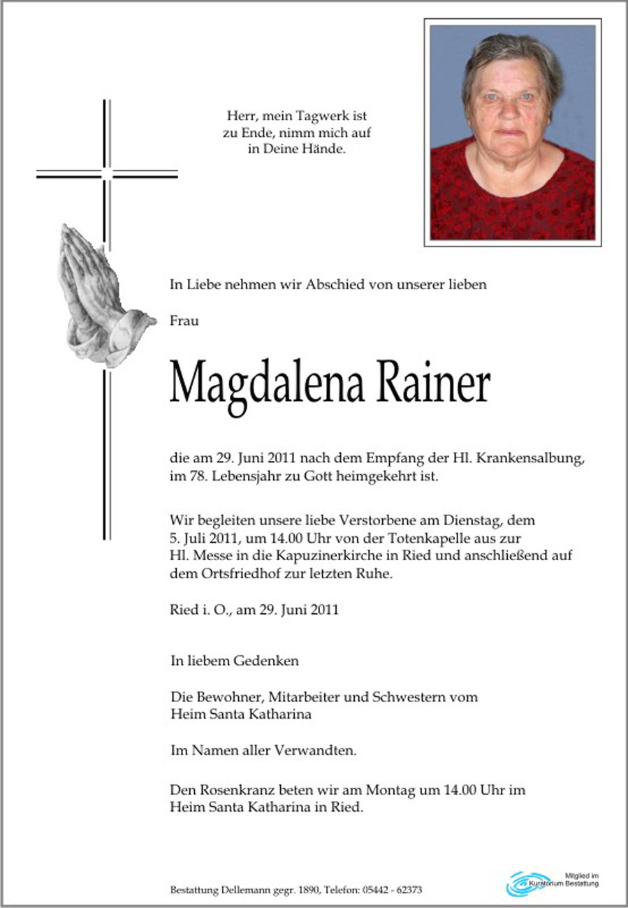   Magdalena Rainer