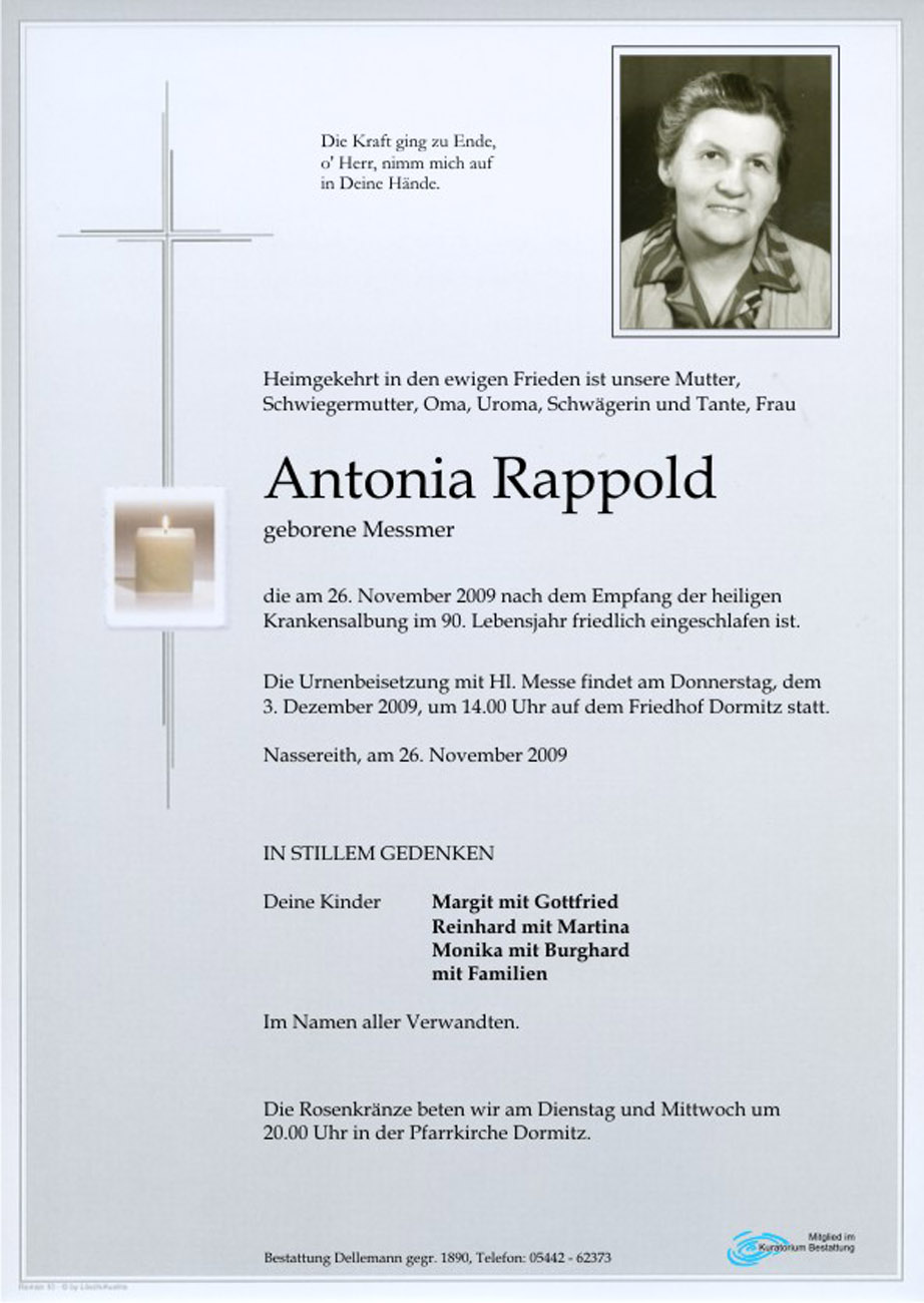   Antonia Rappold