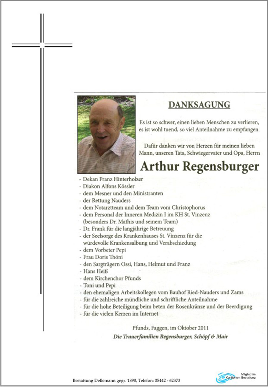   Arthur Regensburger