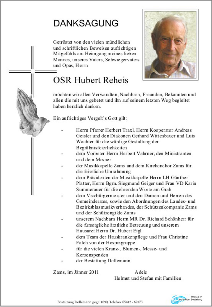   OSR Hubert Reheis