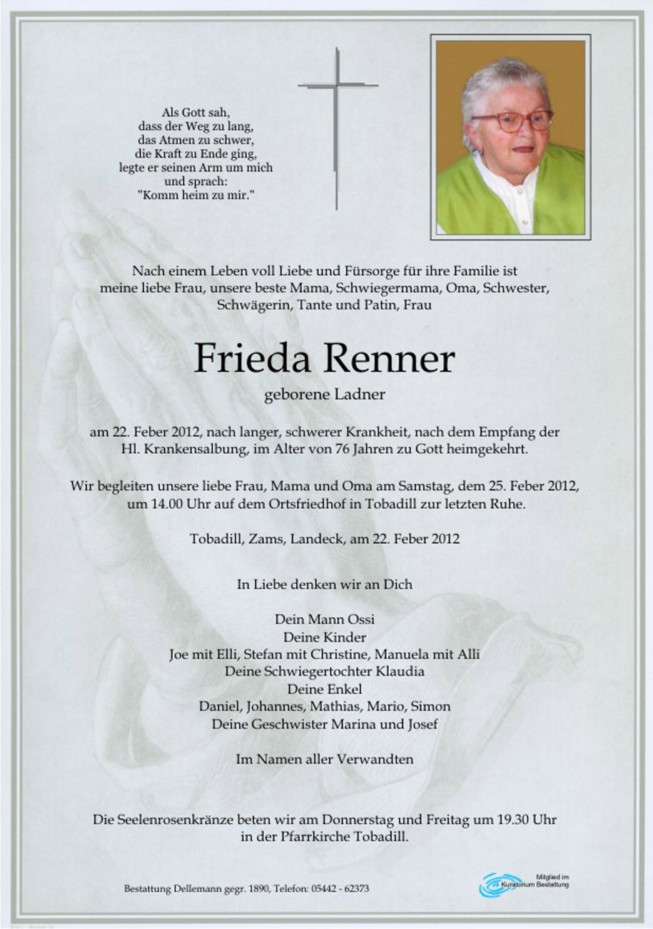   Frieda Renner