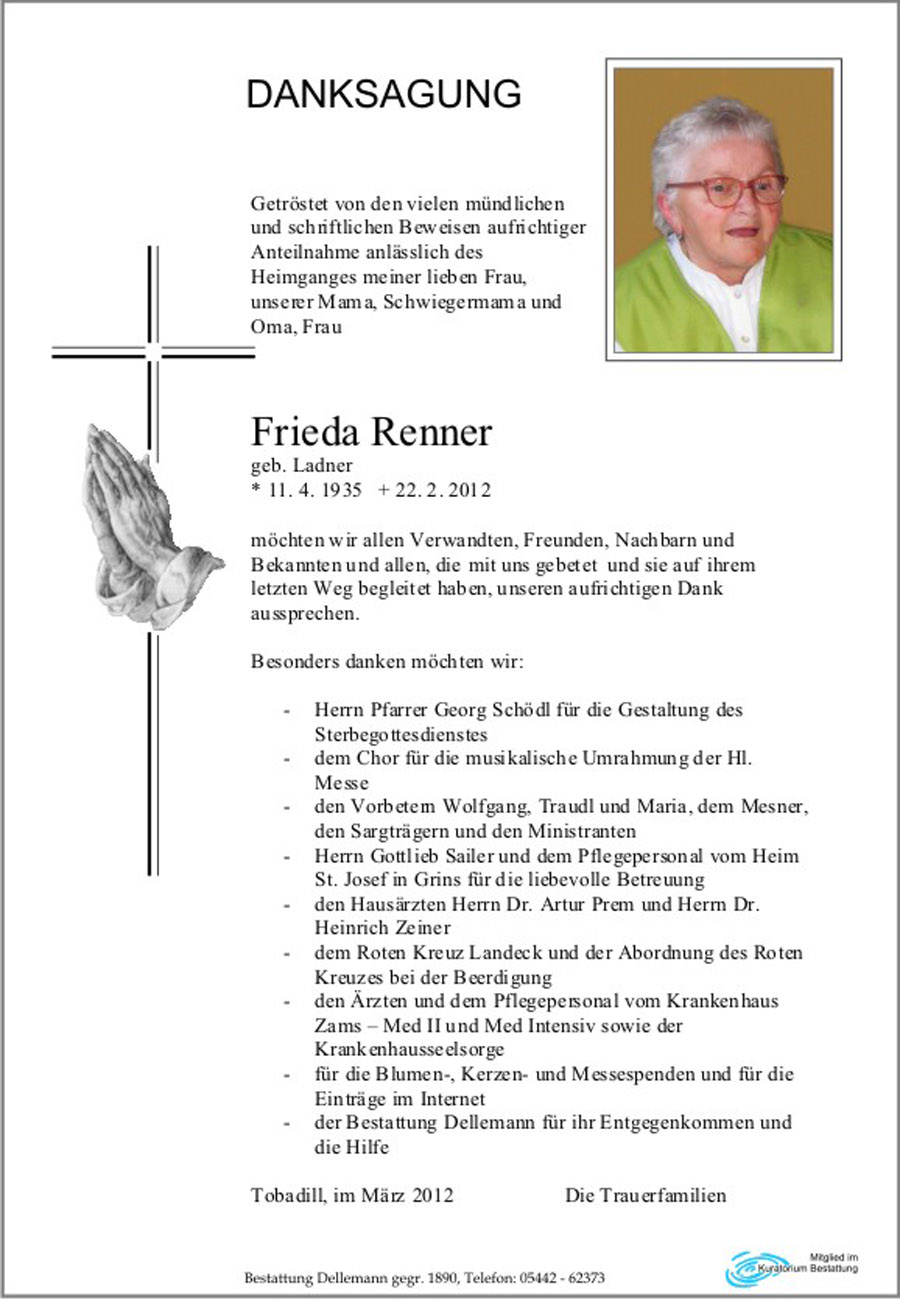   Frieda Renner