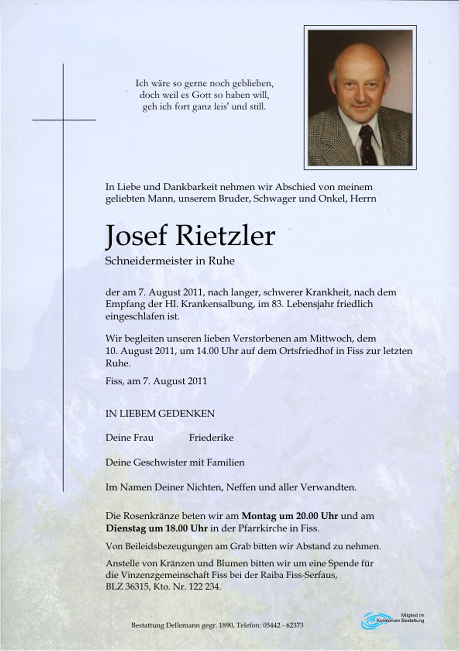   Josef Rietzler