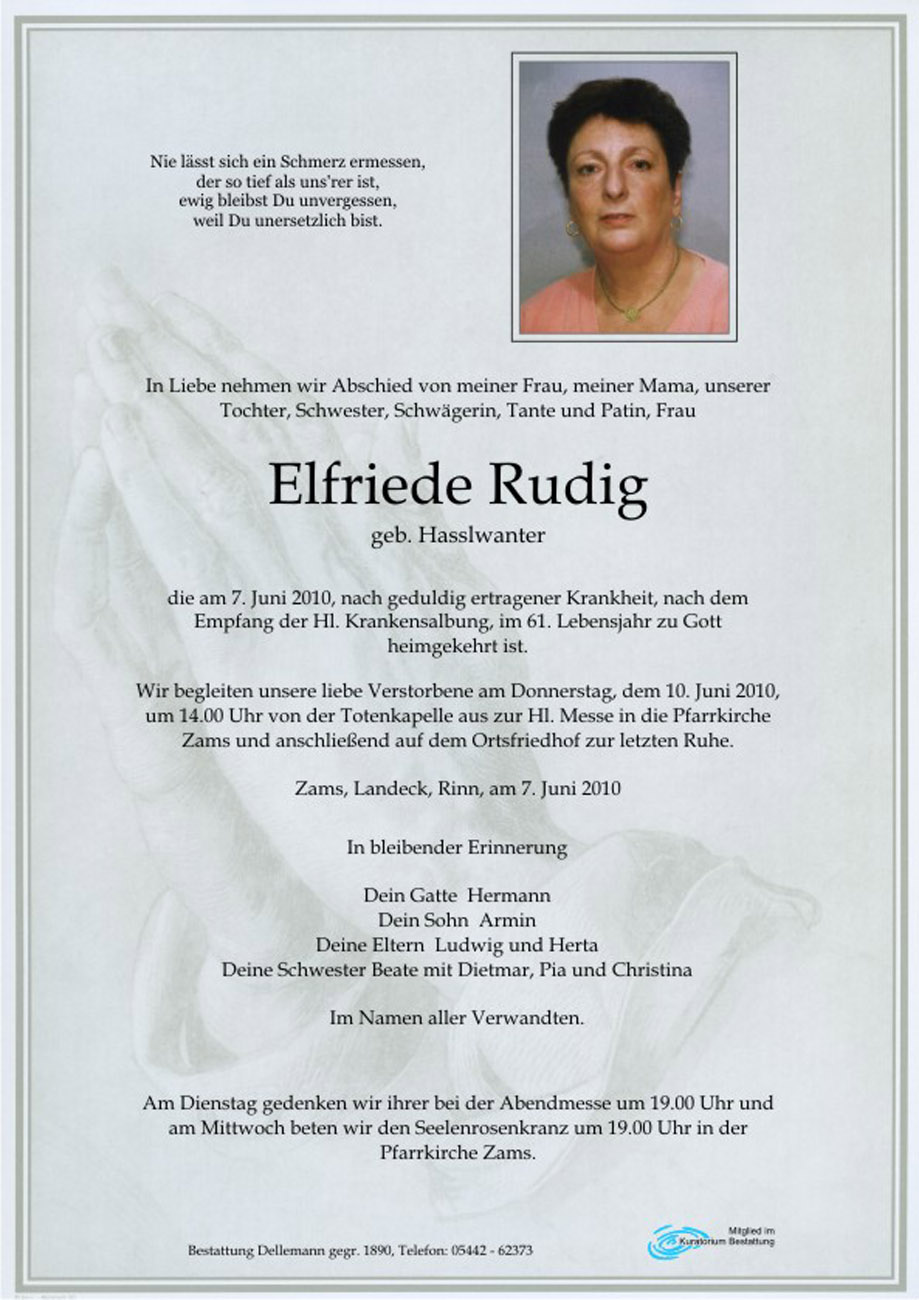   Elfriede Rudig