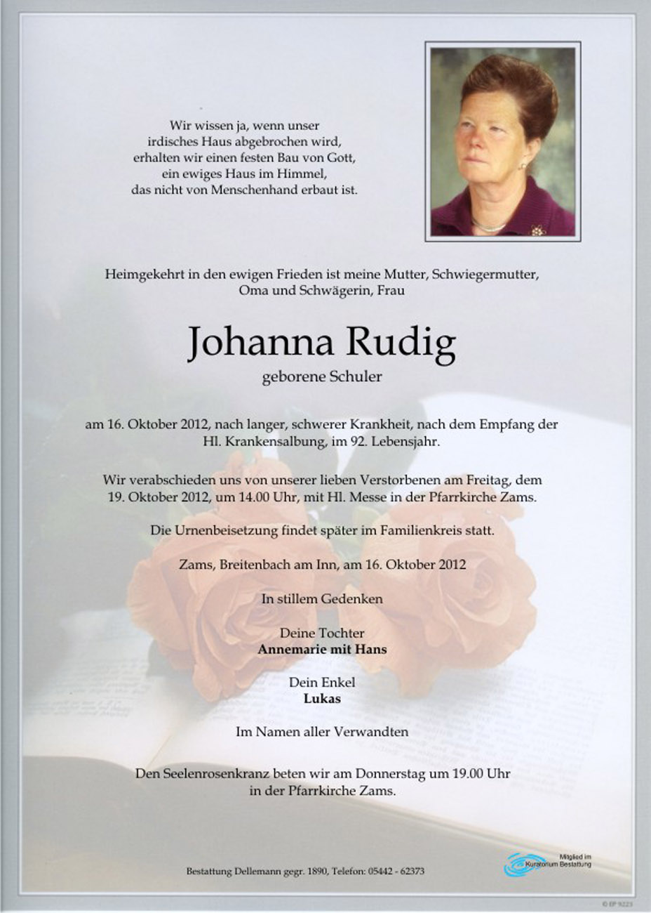   Johanna Rudig