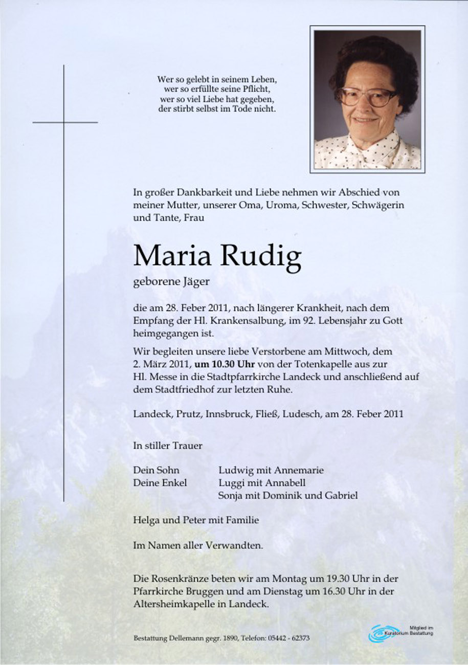   Maria Rudig