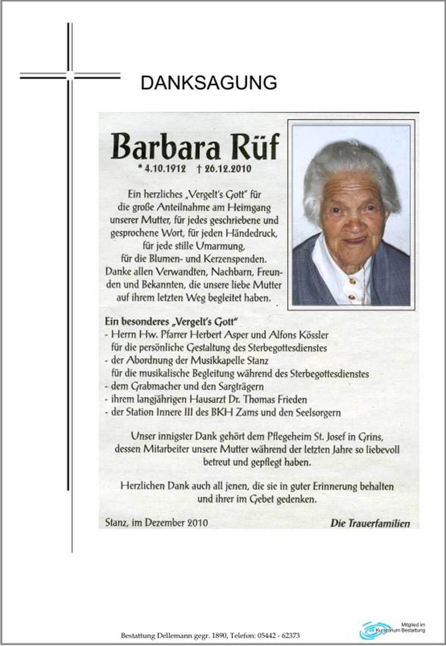   Barbara Rüf
