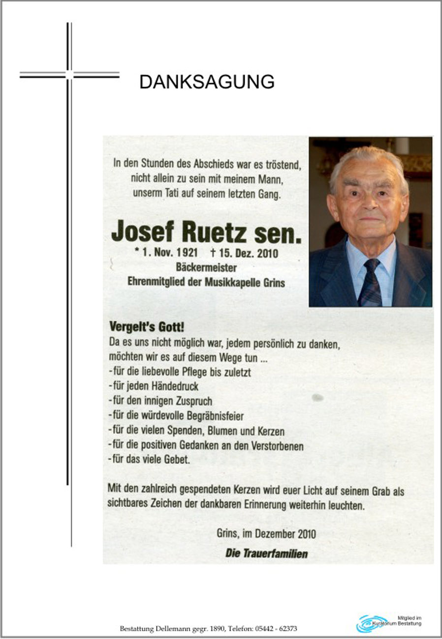   Josef Ruetz sen.