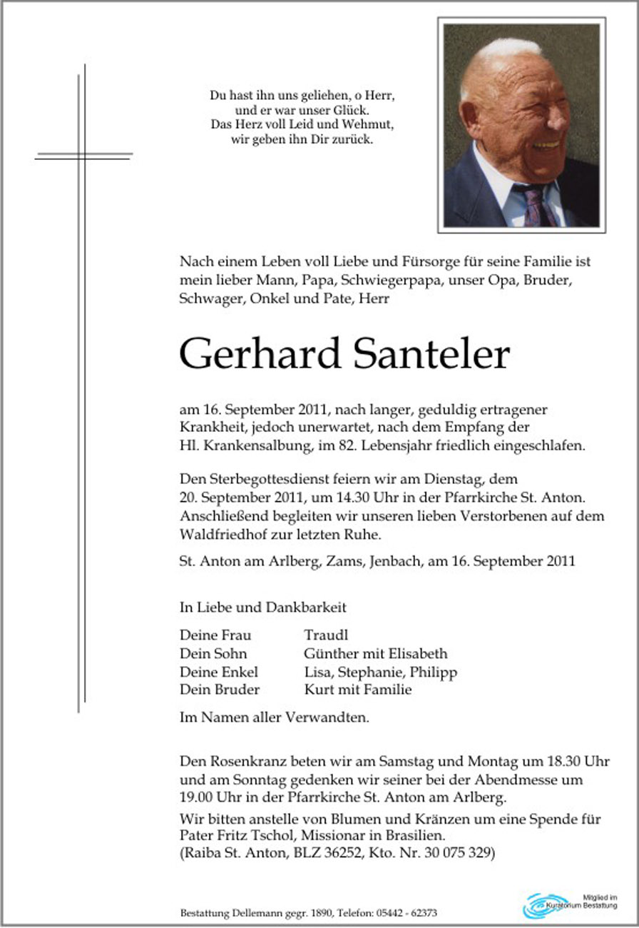   Gerhard Santeler