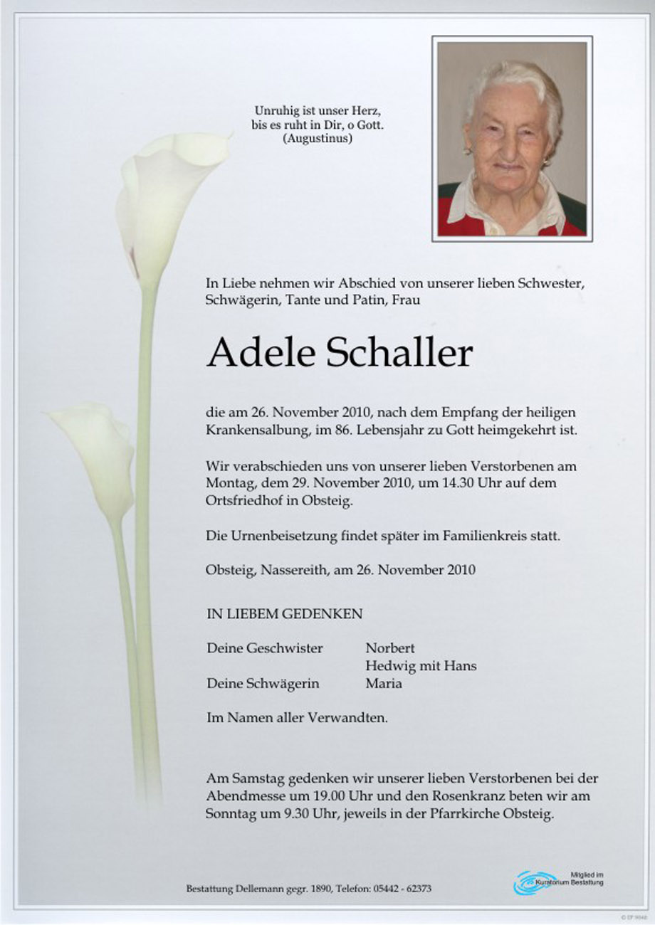   Adele Schaller
