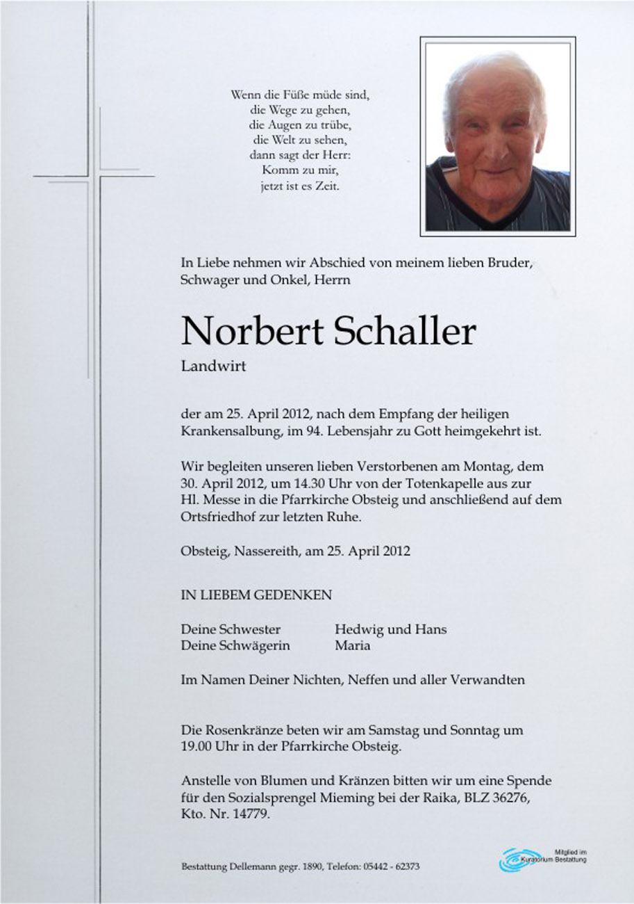   Norbert Schaller