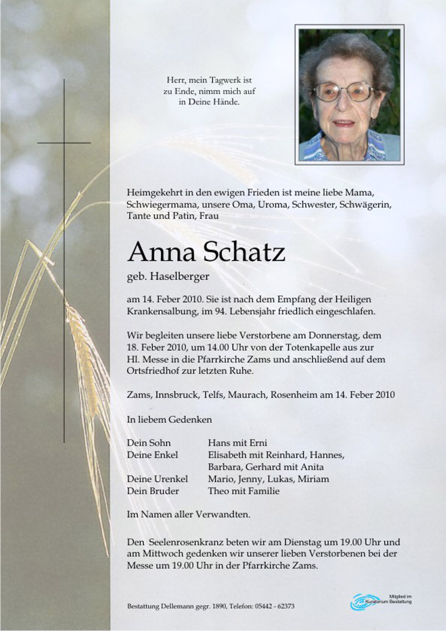   Anna Schatz
