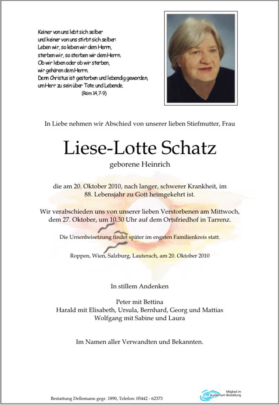   Liese-Lotte Schatz