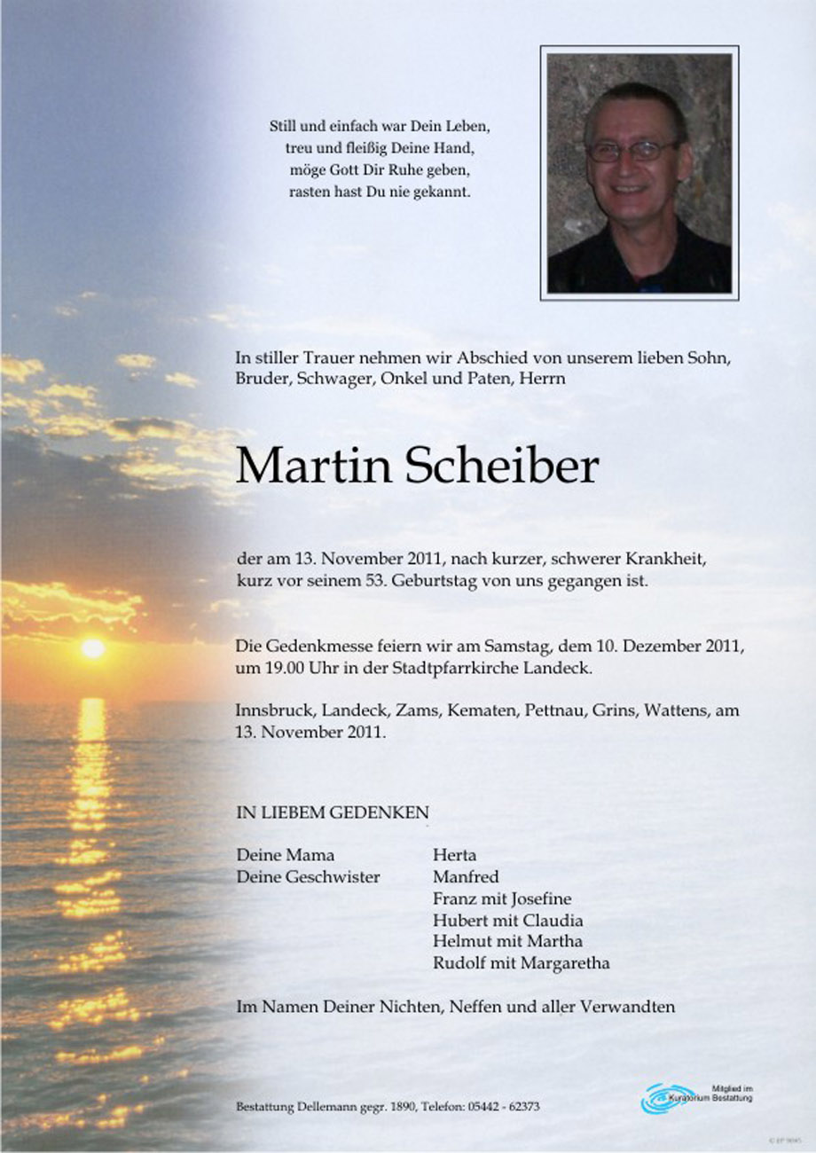   Martin Scheiber