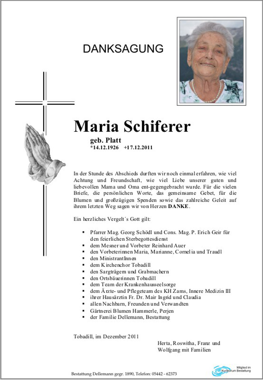   Maria Schiferer